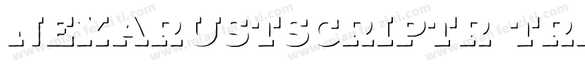NexaRustScriptR Trial Shadow字体转换